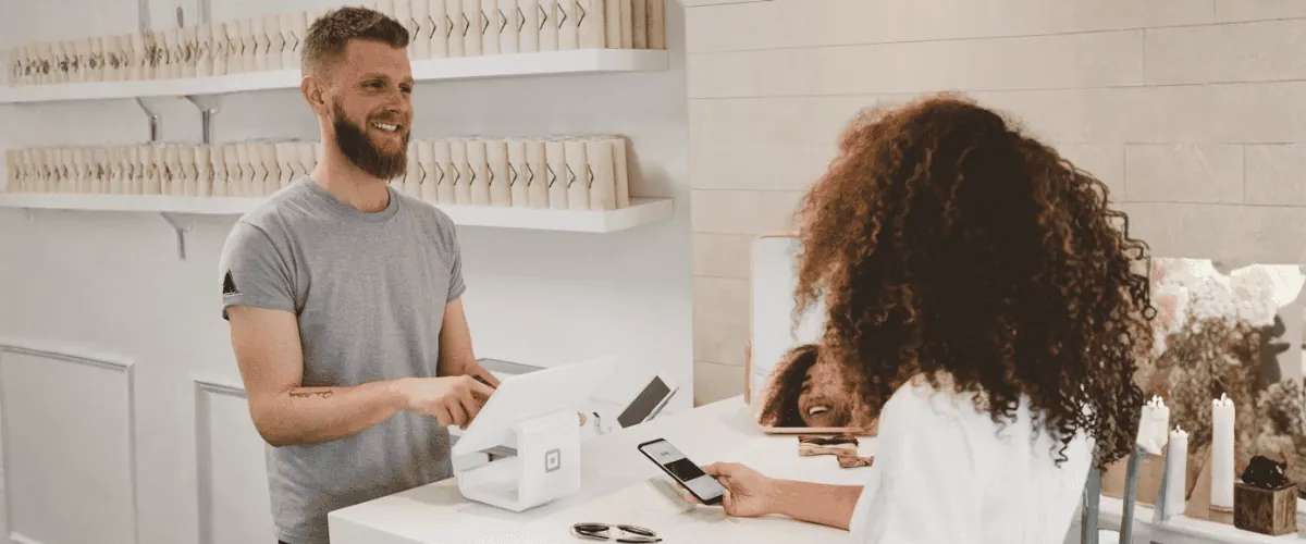 E-commerce online shopping with products