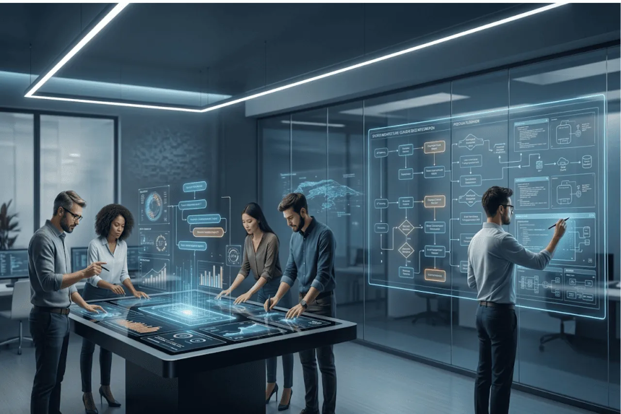 AI chatbot development process — our team building intelligent agents for businesses in USA, UK and Europe