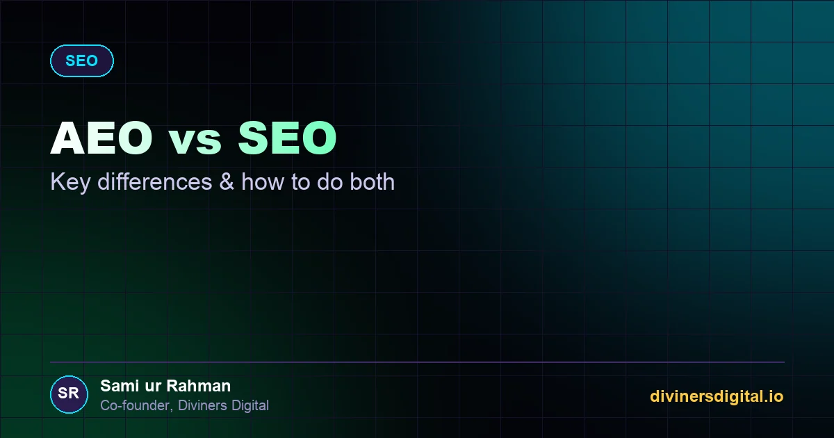 AEO vs SEO: What’s the Difference and Do You Need Both?