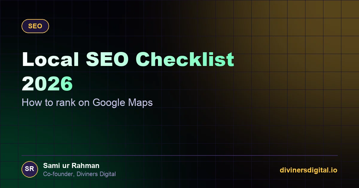 Local SEO Checklist: How to Rank on Google Maps in 2026