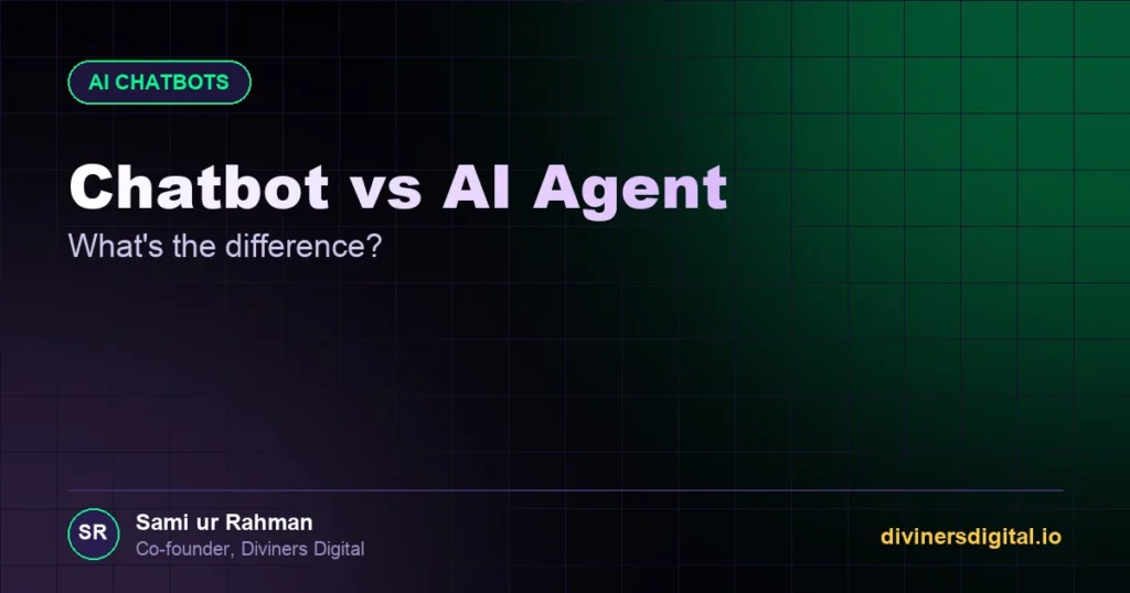 Chatbot vs AI Agent – What's the difference?