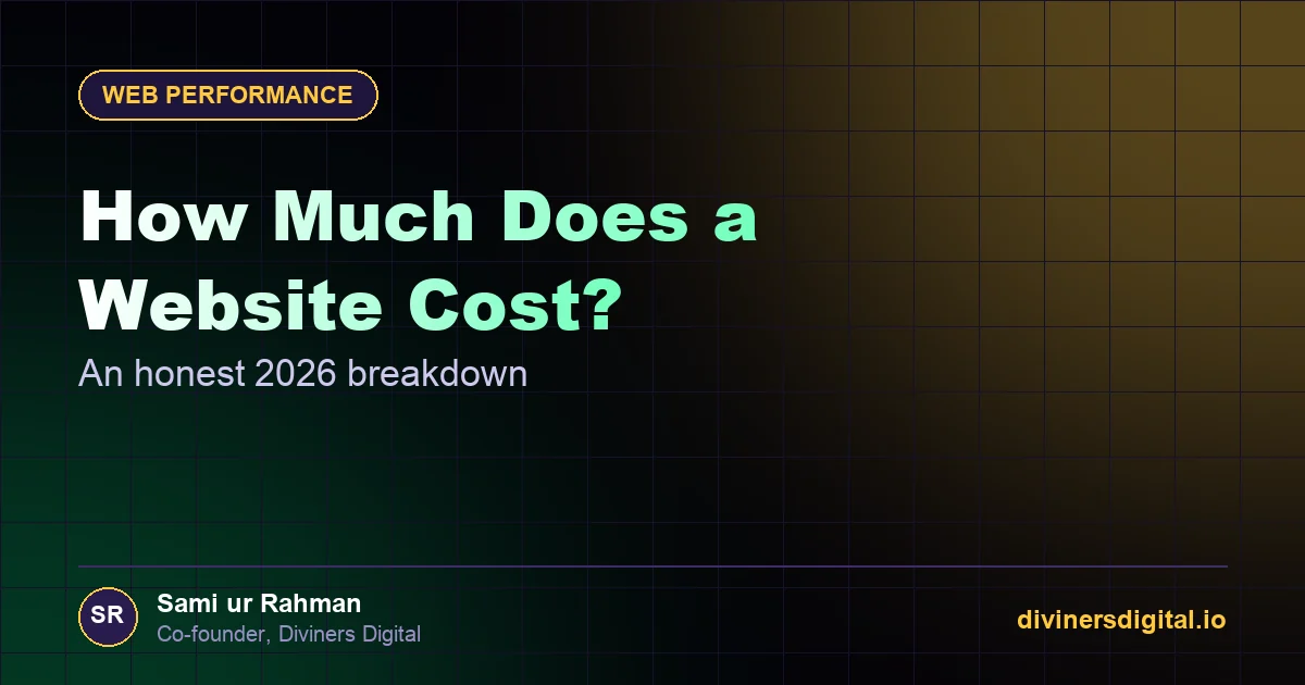 How Much Does a Website Cost in 2026? An Honest Breakdown